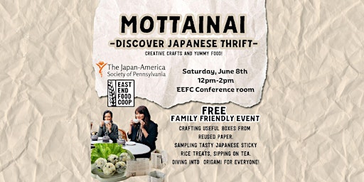Hauptbild für MOTTAINAI -Discover Japanese Thrift-