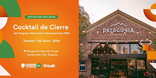 Hauptbild für Cocktail de Cierre Congreso 2024 en Patagonia Casa del Tango