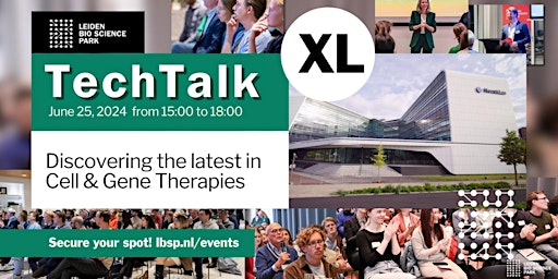Imagem principal do evento TechTalk XL -  Cell & Gene Therapies