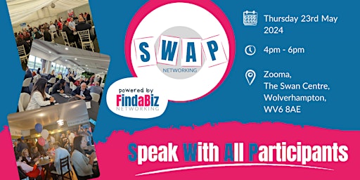 SWAP Networking Wolverhampton back by popular demand! primary image