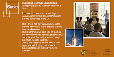 Imagem principal do evento Business Startup Launchpad – Ideas to business ready in less than 2 days
