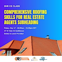 Comprehensive Roofing Skills for Real Estate Agents primary image