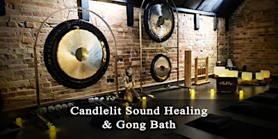 Imagen principal de New Moon Candle Lit Sound Journey & Gong Bath.