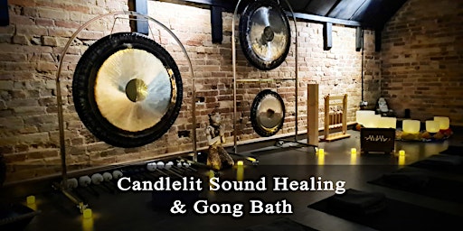 New Moon Candle Lit Sound Journey & Gong Bath. primary image