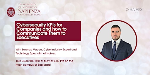 Imagem principal do evento Cybersecurity KPIs For Companies And How To Communicate Them To Executives