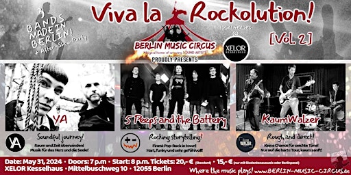 Imagem principal do evento Viva la Rockolution! Vol.2