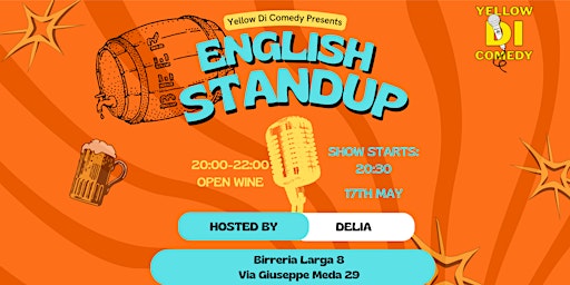 English Standup Comedy Show Free Entry  primärbild