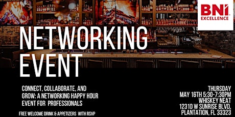 Professional Networking Event- Happy Hour at Whiskey Neat