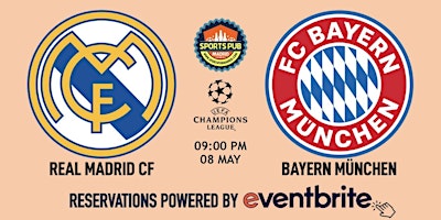 Primaire afbeelding van Real Madrid v Bayern München | Champions League - Sports Pub La Latina