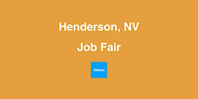 Job Fair - Henderson primary image