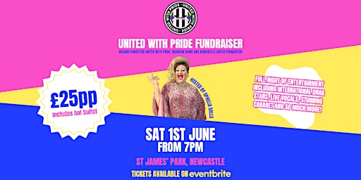 Imagem principal do evento United With Pride Fundraiser at St James' Park