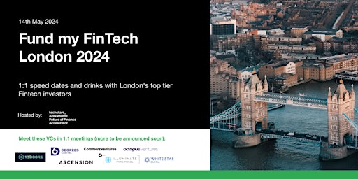 Imagem principal do evento Fund my Fintech London '24