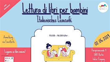 Italienisches Lesecafé für Kinder primary image