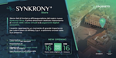 Inaugurazione Synkrony Store  primärbild