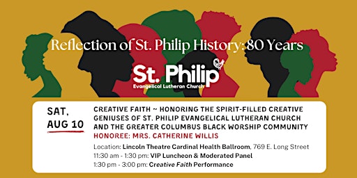 SIGNATURE ANNIVERSARY EVENT ~ CREATIVE FAITH ~ A LUNCHEON & PERFORMANCE primary image