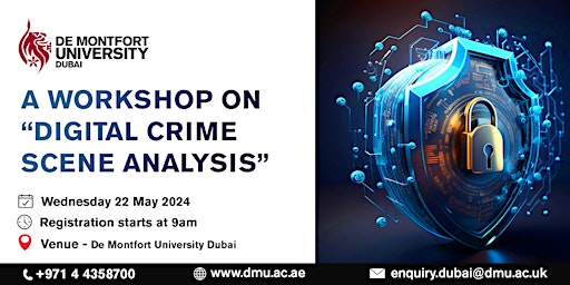 Imagen principal de A workshop on “Digital Crime Scene Analysis”