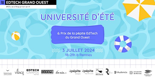 Hauptbild für Université d'été 2024 - EdTech Grand Ouest