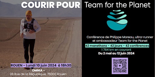Imagem principal do evento Courir pour Team For The Planet - Rouen