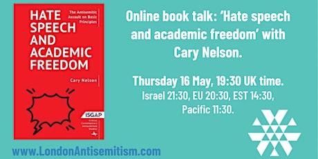 Online book talk: ‘Hate speech and academic freedom’ with Cary Nelson.
