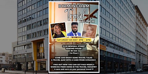 BIRMINGHAM TRAVEL LAUNCH - Industry Secrets & How To Run A Home Business primary image