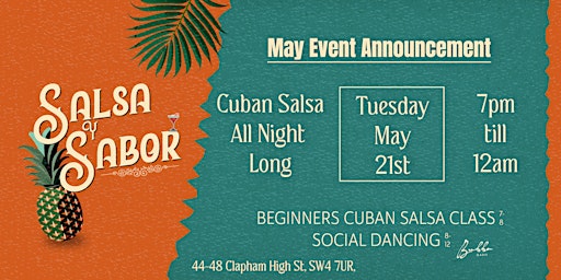 Imagem principal do evento Salsa Y Sabor May Edition