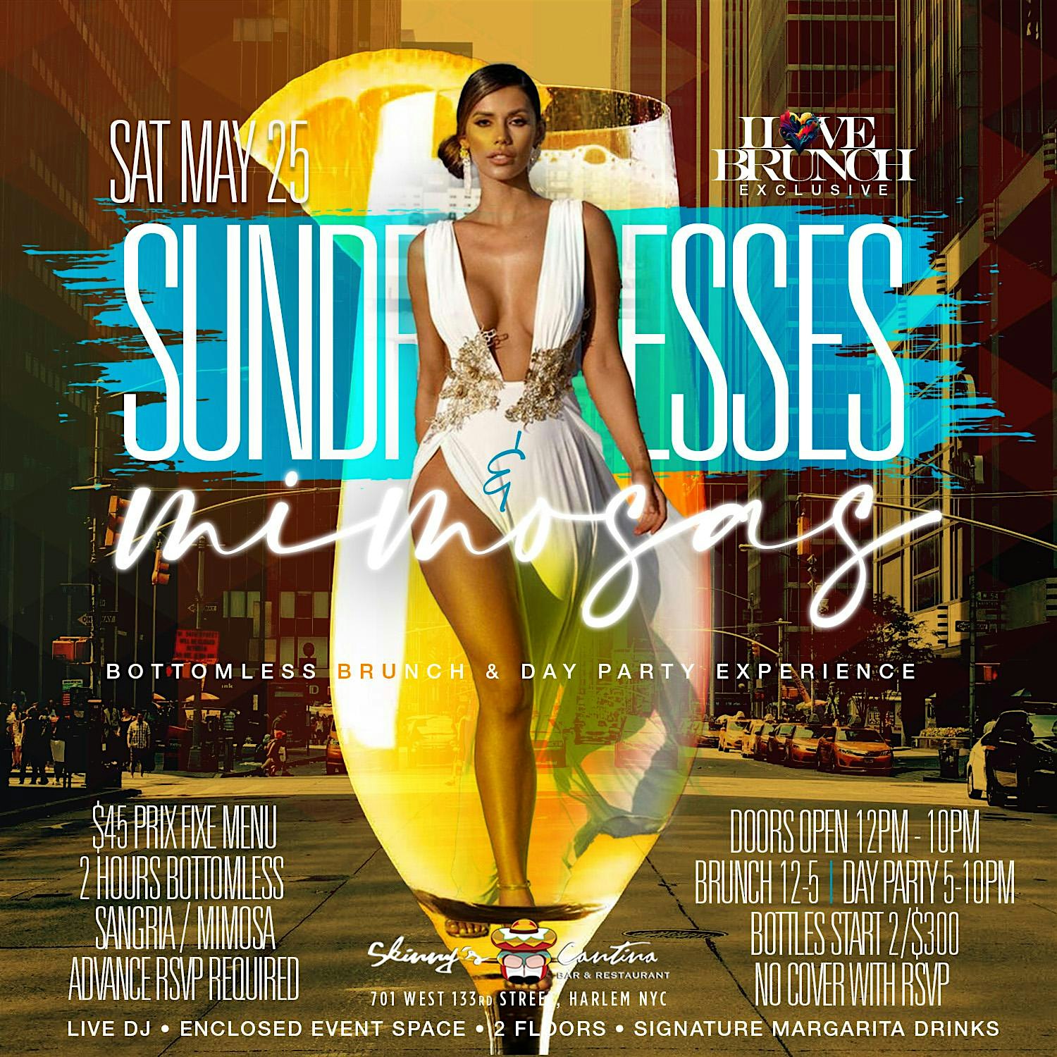 Sundress and Mimosas, Brunch x Day Party, Bdays EAT FREE, 2hrs bottomless