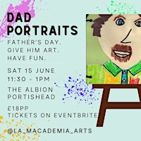 Primaire afbeelding van Dad Portraits: Father’s Day Art Activity in Portishead