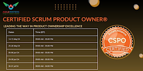 Certified Scrum Product Owner® Certification