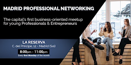 Professional Networking & Drinks Madrid, May (1€) 2 Years