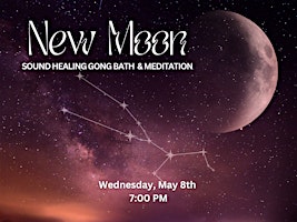 Image principale de New Moon Gong Bath & Meditation