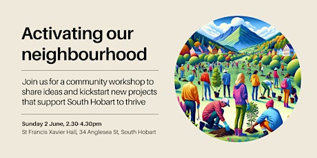Hauptbild für Activating our Neighbourhood (community workshop)