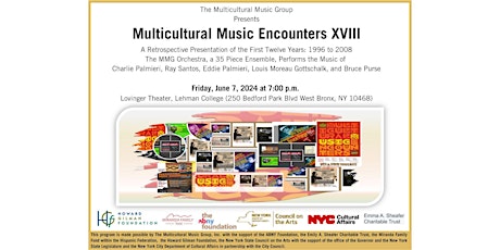 Multicultural Music Encounters XVIII