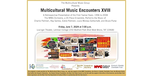 Imagen principal de Multicultural Music Encounters XVIII