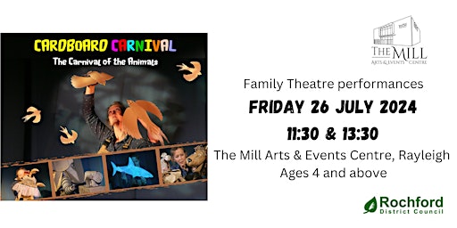 Imagem principal de Family Theatre: Cardboard Carnival 13:30