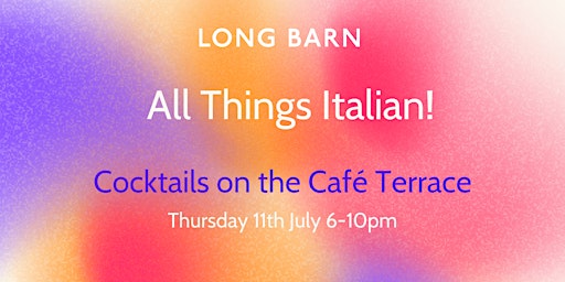 Imagem principal de All Things Italian Cocktail Evening