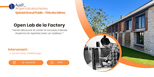 Imagem principal do evento Open Lab de la Factory - Spécial #Fêtedesmères
