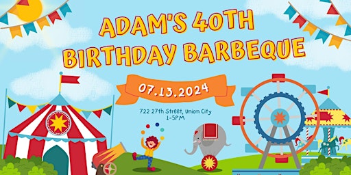 Imagem principal do evento Adam's 40th Birthday Barbeque