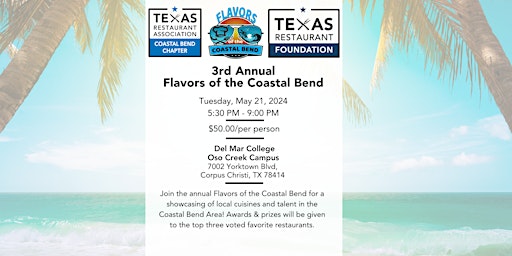 Imagem principal do evento 2024 Flavors of The Coastal Bend
