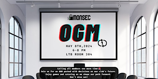 Monsec - Adjourned Ordinary General Meeting ( OGM ) primary image