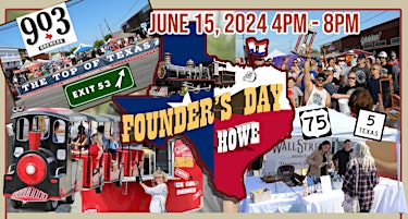 Imagem principal do evento 2024 Howe Founders Day Festival Vendor Purchase