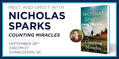 Meet & Greet with Nicholas Sparks primary image