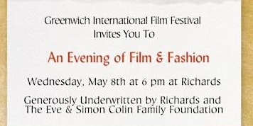 Imagem principal do evento An Evening of Film & Fashion