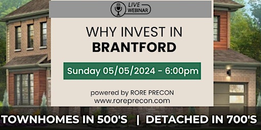 Imagen principal de Webinar: Why Invest in Brantford?
