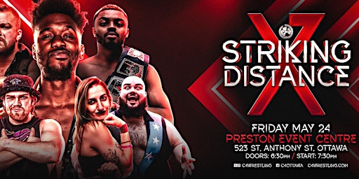 Imagem principal do evento C*4 Wrestling presents "STRIKING DISTANCE" - May 24, 2024
