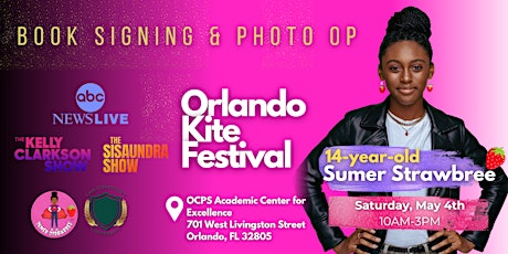 Sumer Strawbree Book Signing at the Orlando Kite Festival