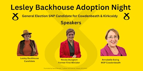 Lesley Backhouse Westminster Candidate Adoption Night