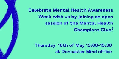 Mental Health Champions Club- open session primary image