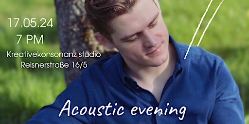 Hauptbild für Acoustic evening with EugenFM in Kreativekonsonanzstudio
