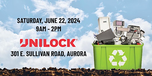 Imagem principal do evento Unilock Electronic Waste Recycling Event
