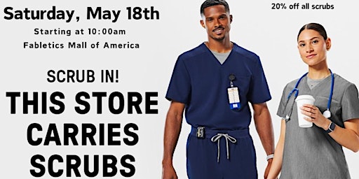 Image principale de Scrubs Launch Event at Fabletics Mall of America